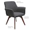 Officesource 29.1875''W26.8125''L35.0625''H 12881FGR - alternate 3